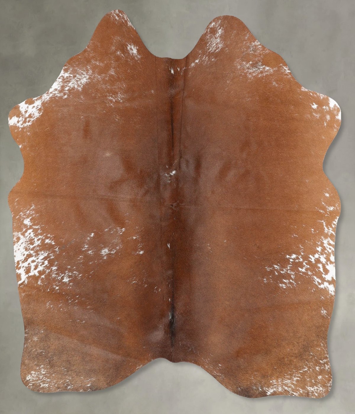 Salt and Pepper Brown Cowhide Rug #B30153