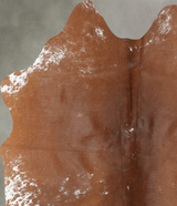 Salt and Pepper Brown Medium Brazilian Cowhide Rug 5'5"H x 4'9"W #B30153 by Hudson Hides