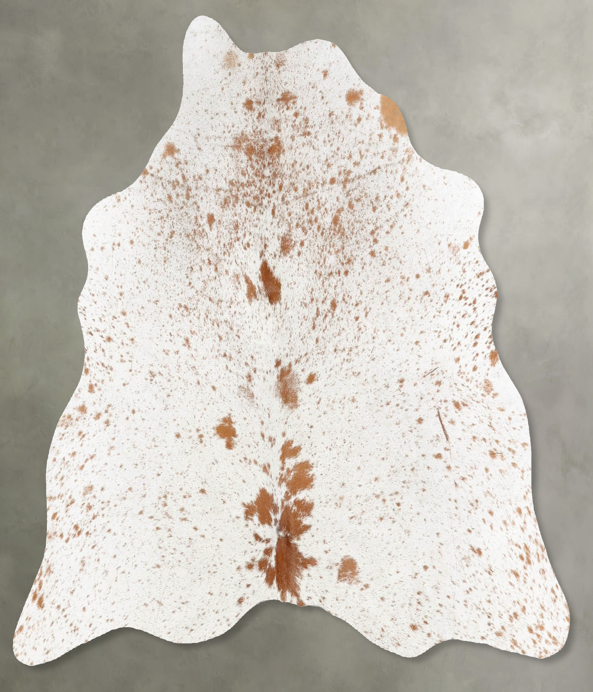 Salt and Pepper Brown Cowhide Rug #B30158