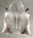 Medium Grey XX-Large Brazilian Cowhide Rug 8'5"H x 7'6"W #B30161 by Hudson Hides