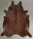 Dark Brindle XX-Large Brazilian Cowhide Rug 8'4"H x 6'11"W #B30163 by Hudson Hides
