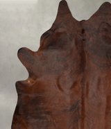 Dark Brindle XX-Large Brazilian Cowhide Rug 8'4"H x 6'11"W #B30163 by Hudson Hides
