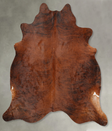 Medium Brindle XX-Large Brazilian Cowhide Rug 7'4"H x 7'0"W #B30164 by Hudson Hides