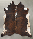 Tricolor XX-Large Brazilian Cowhide Rug 7'9"H x 7'2"W #B30167 by Hudson Hides