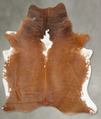 Brown and White Regular XX-Large Brazilian Cowhide Rug 8'9"H x 6'8"W #B30168 by Hudson Hides