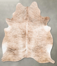 Light Brindle X-Large Brazilian Cowhide Rug 7'1"H x 5'9"W #B30170 by Hudson Hides