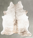 Light Brindle X-Large Brazilian Cowhide Rug 7'5"H x 6'3"W #B30171 by Hudson Hides