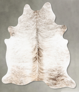 Light Brindle X-Large Brazilian Cowhide Rug 7'5"H x 6'3"W #B30171 by Hudson Hides