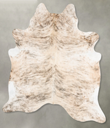 Light Brindle X-Large Brazilian Cowhide Rug 7'4"H x 5'11"W #B30173 by Hudson Hides