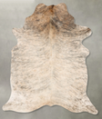 Light Brindle Large Brazilian Cowhide Rug 7'4"H x 5'4"W #B30175 by Hudson Hides