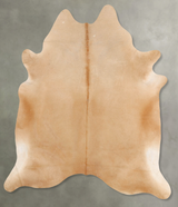 Beige XX-Large Brazilian Cowhide Rug 8'3"H x 6'9"W #B30179 by Hudson Hides