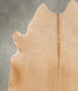 Beige XX-Large Brazilian Cowhide Rug 8'3"H x 6'9"W #B30179 by Hudson Hides