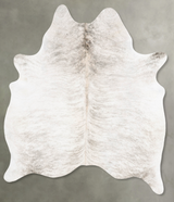 Grey Brindle X-Large Brazilian Cowhide Rug 7'3"H x 6'0"W #B30184 by Hudson Hides