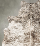 Light Brindle Large Brazilian Cowhide Rug 7'0"H x 5'8"W #B30186 by Hudson Hides