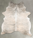 Light Brindle X-Large Brazilian Cowhide Rug 7'8"H x 5'8"W #B30187 by Hudson Hides