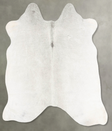 Medium Grey Medium Brazilian Cowhide Rug 5'1"H x 5'2"W #B30192 by Hudson Hides