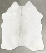 Medium Grey Medium Brazilian Cowhide Rug 4'11"H x 4'9"W #B30193 by Hudson Hides