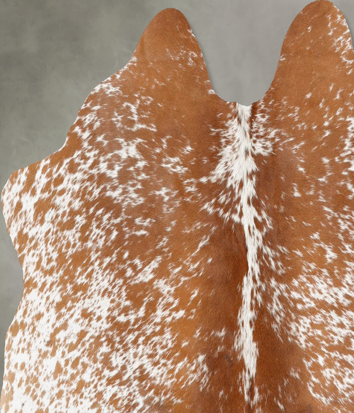 Salt and Pepper Brown Cowhide Rug #B30196