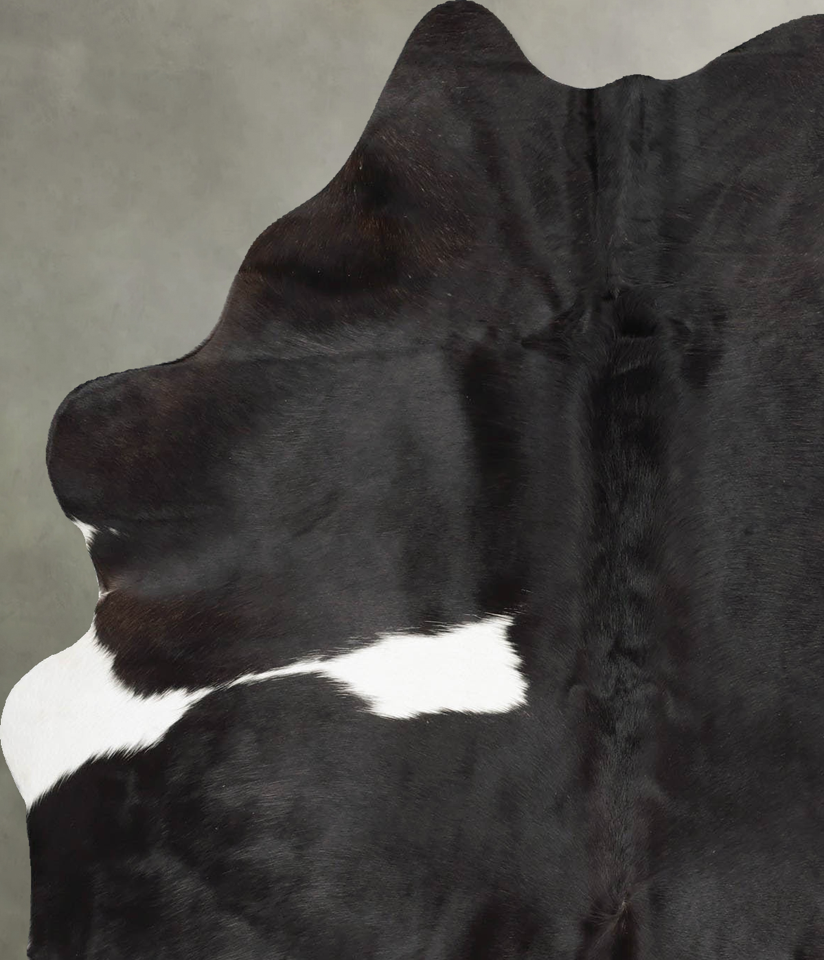 Black and White Medium Brazilian Cowhide Rug 5'11"H x 4'7"W #B30197 by Hudson Hides