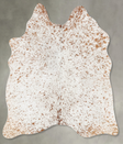 Salt and Pepper Brown Medium Brazilian Cowhide Rug 4'11"H x 4'7"W #B30203 by Hudson Hides