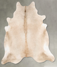 Champagne XX-Large Brazilian Cowhide Rug 8'2"H x 7'7"W #B30204 by Hudson Hides
