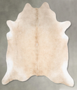 Champagne XX-Large Brazilian Cowhide Rug 7'9"H x 7'7"W #B30205 by Hudson Hides