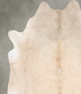Champagne XX-Large Brazilian Cowhide Rug 7'9"H x 7'7"W #B30205 by Hudson Hides