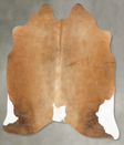 Light Caramel Medium Brazilian Cowhide Rug 5'4"H x 5'0"W #B30207 by Hudson Hides