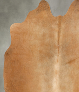 Light Caramel Medium Brazilian Cowhide Rug 5'4"H x 5'0"W #B30207 by Hudson Hides