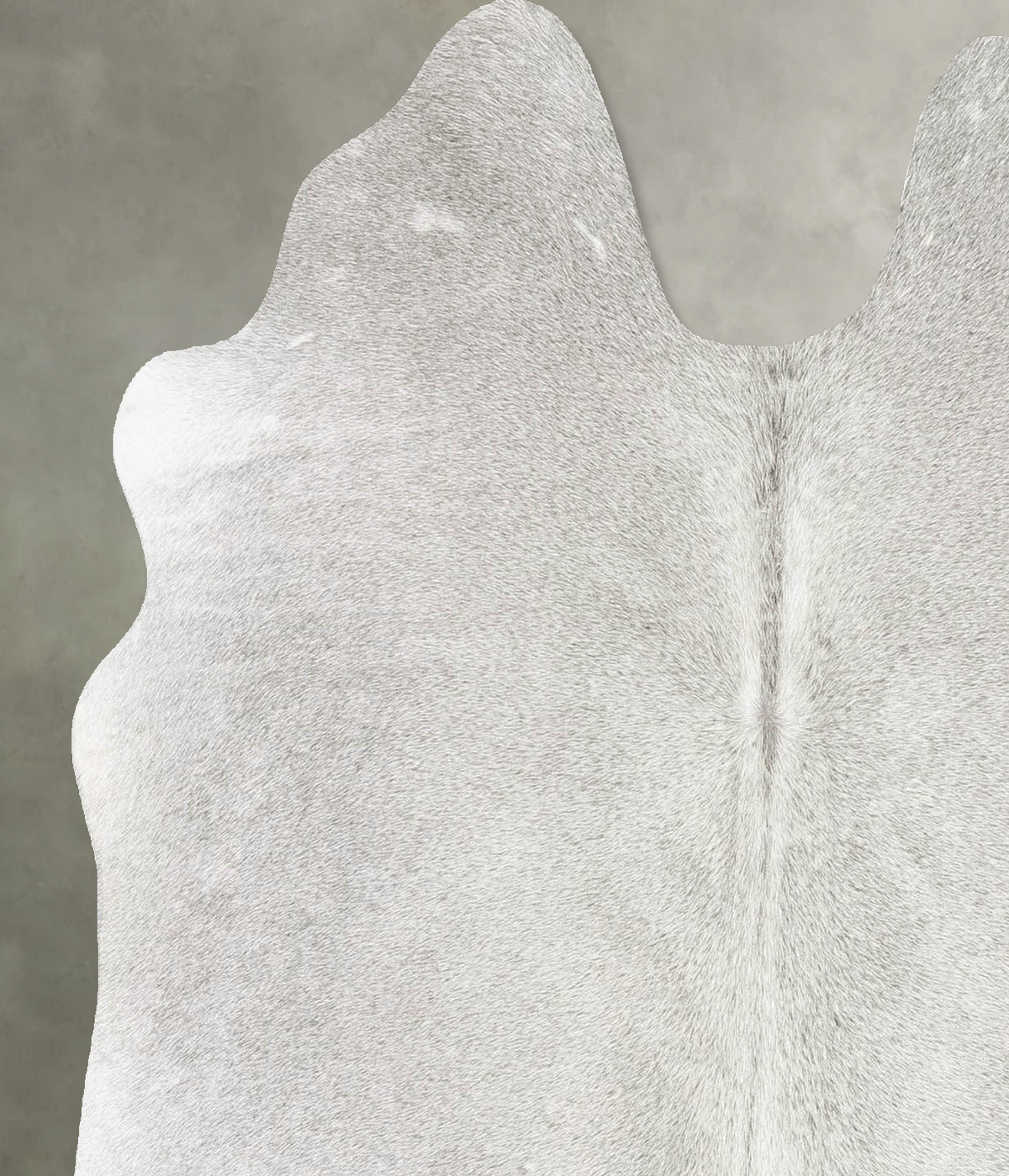 Medium Grey Medium Brazilian Cowhide Rug 5'2"H x 4'9"W #B30213 by Hudson Hides