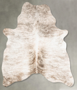 Light Brindle Medium Brazilian Cowhide Rug 6'2"H x 4'10"W #B30214 by Hudson Hides