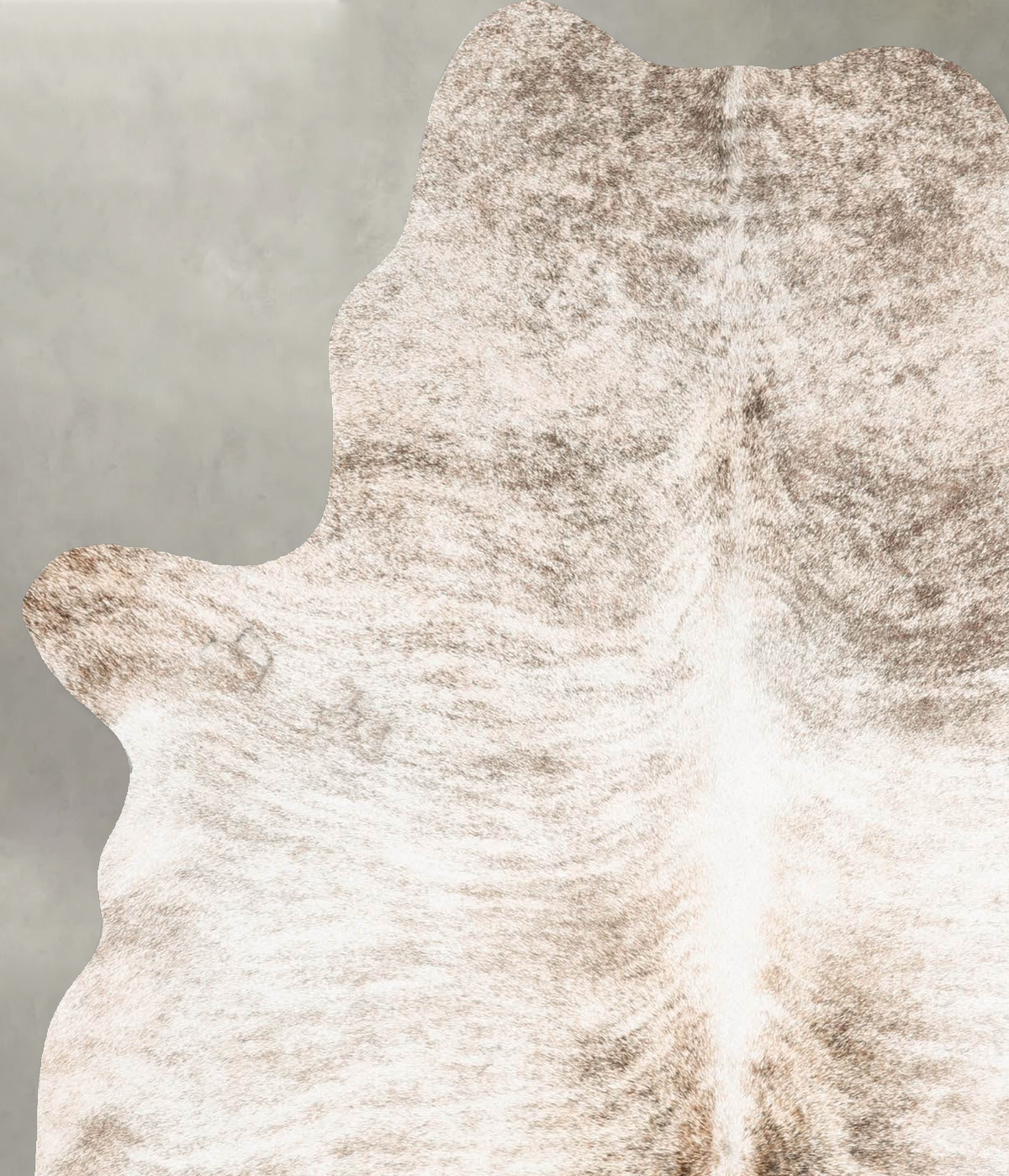 Light Brindle Medium Brazilian Cowhide Rug 6'2"H x 4'10"W #B30214 by Hudson Hides