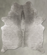 Medium Grey Medium Brazilian Cowhide Rug 6'1"H x 4'6"W #B30215 by Hudson Hides