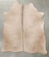 Taupe Medium Brazilian Cowhide Rug 5'10"H x 4'6"W #B30217 by Hudson Hides