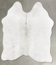Medium Grey Medium Brazilian Cowhide Rug 4'6"H x 4'1"W #B30220 by Hudson Hides