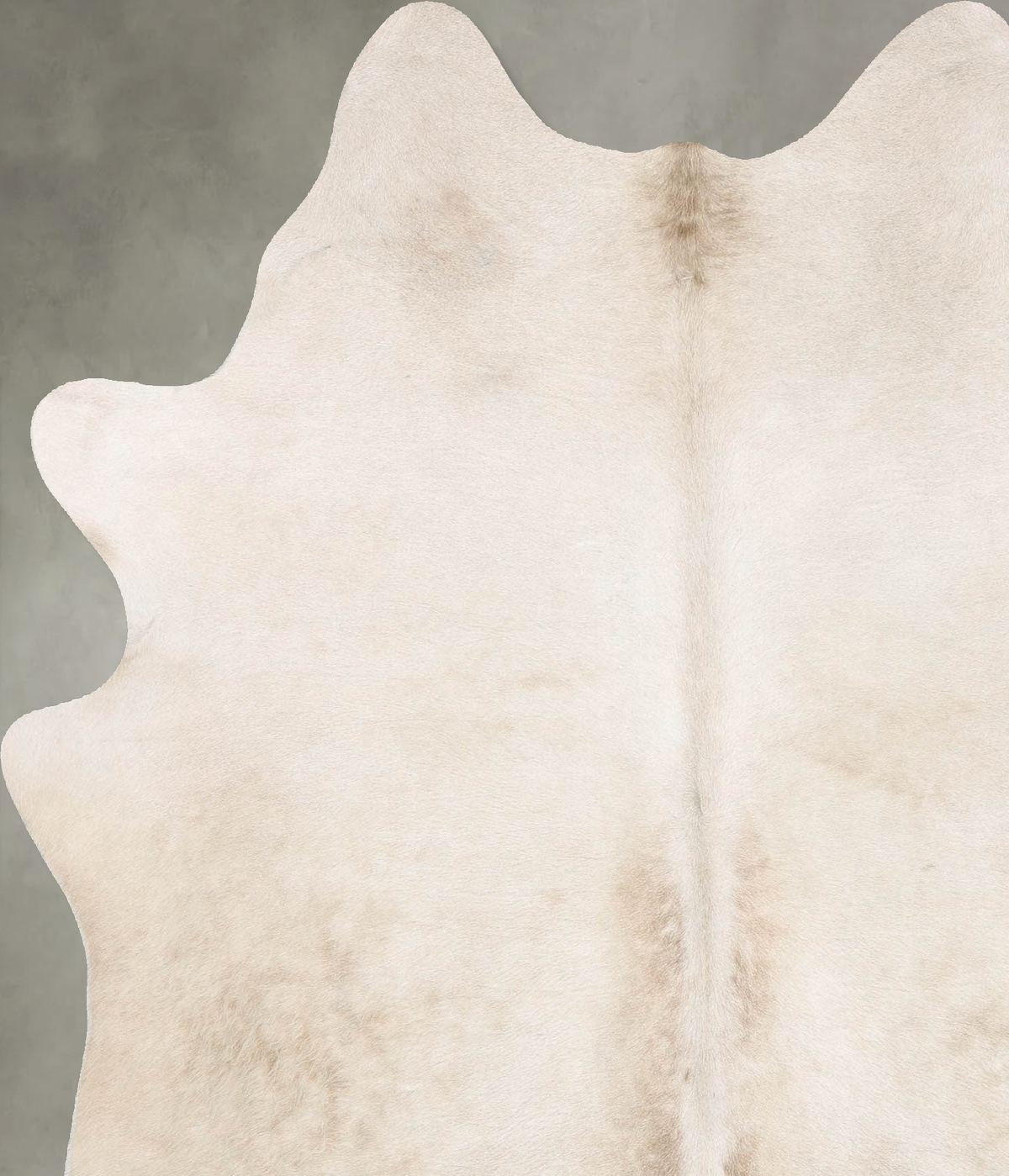 Champagne X-Large Brazilian Cowhide Rug 7'1"H x 5'10"W #B30222 by Hudson Hides
