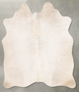 Champagne Medium Brazilian Cowhide Rug 5'8"H x 4'11"W #B30223 by Hudson Hides