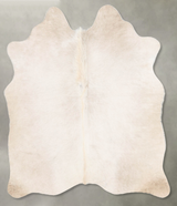 Champagne Medium Brazilian Cowhide Rug 5'8"H x 4'11"W #B30223 by Hudson Hides