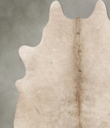 Champagne X-Large Brazilian Cowhide Rug 7'5"H x 6'6"W #B30224 by Hudson Hides