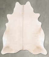 Champagne Large Brazilian Cowhide Rug 6'7"H x 5'11"W #B30225 by Hudson Hides