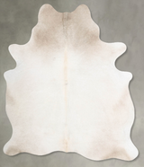 Champagne X-Large Brazilian Cowhide Rug 7'6"H x 5'6"W #B30227 by Hudson Hides