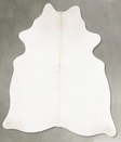 Champagne Large Brazilian Cowhide Rug 6'3"H x 5'3"W #B30228 by Hudson Hides