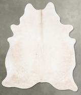 Champagne Large Brazilian Cowhide Rug 7'0"H x 5'7"W #B30229 by Hudson Hides
