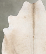 Champagne Large Brazilian Cowhide Rug 6'8"H x 5'9"W #B30230 by Hudson Hides