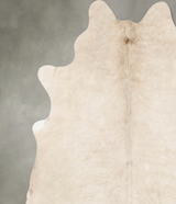 Champagne X-Large Brazilian Cowhide Rug 6'11"H x 6'6"W #B30231 by Hudson Hides