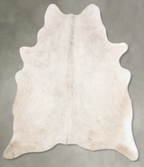 Champagne Large Brazilian Cowhide Rug 6'8"H x 5'5"W #B30235 by Hudson Hides