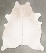 Champagne X-Large Brazilian Cowhide Rug 6'11"H x 6'2"W #B30236 by Hudson Hides