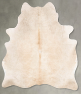 Champagne X-Large Brazilian Cowhide Rug 7'4"H x 5'8"W #B30237 by Hudson Hides
