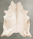 Champagne X-Large Brazilian Cowhide Rug 7'6"H x 6'2"W #B30243 by Hudson Hides