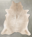 Champagne X-Large Brazilian Cowhide Rug 7'5"H x 5'11"W #B30245 by Hudson Hides